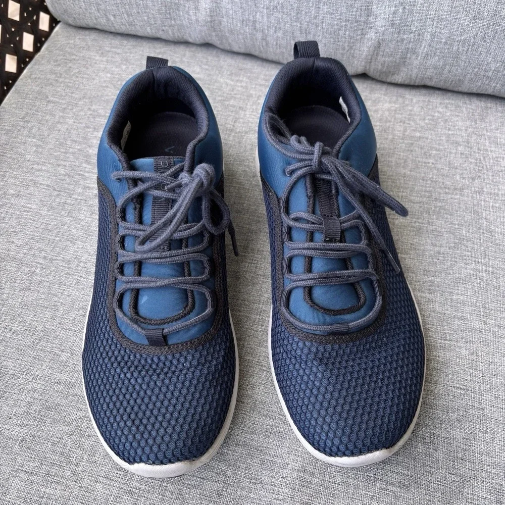 Vionic Christina Podiatrist Designed Mesh Lace-up Sneakers Navy‎ Blue Sz 8